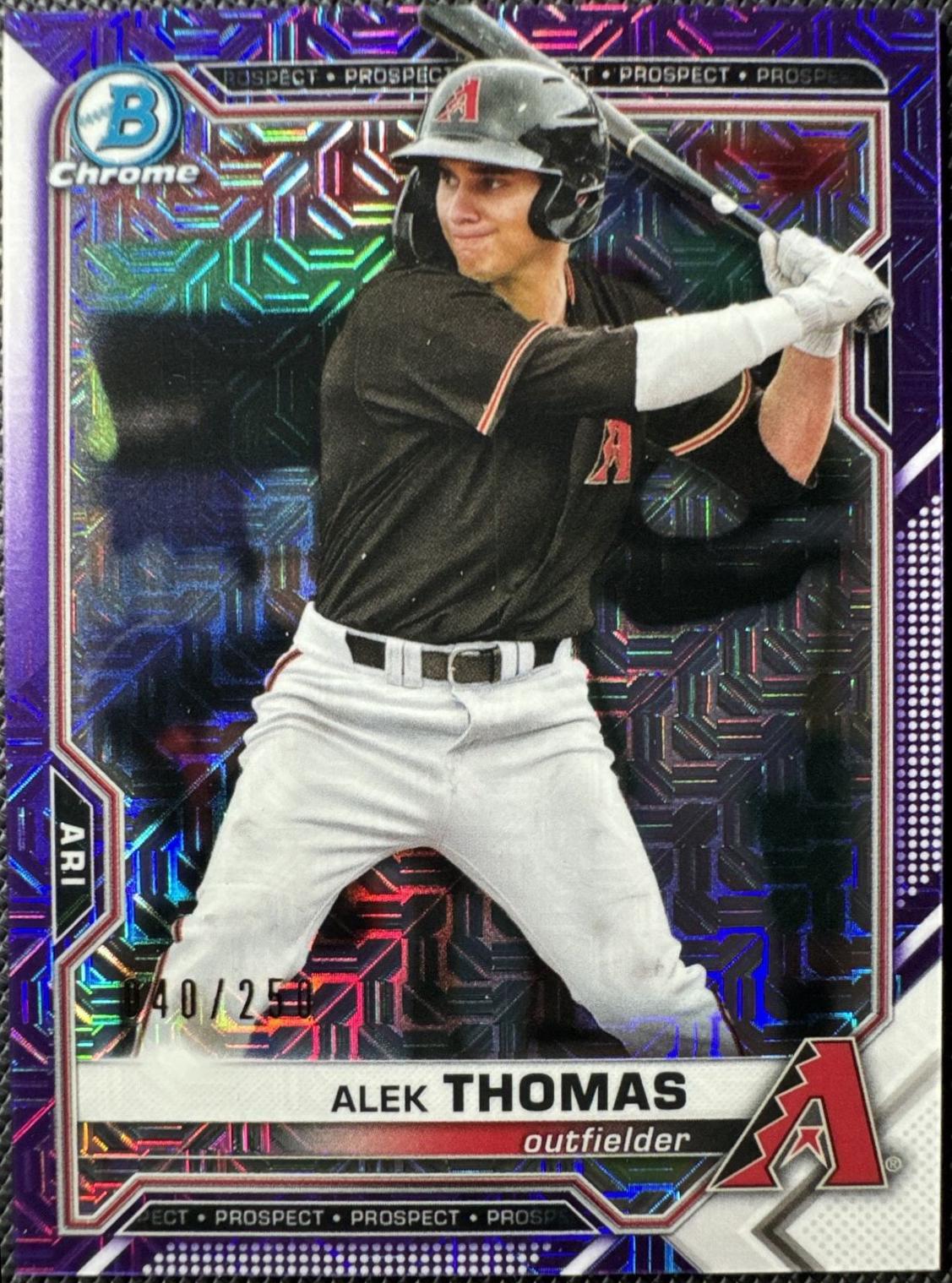 Alek Thomas [Purple Refractor Mega Box Mojo] #BCP-31