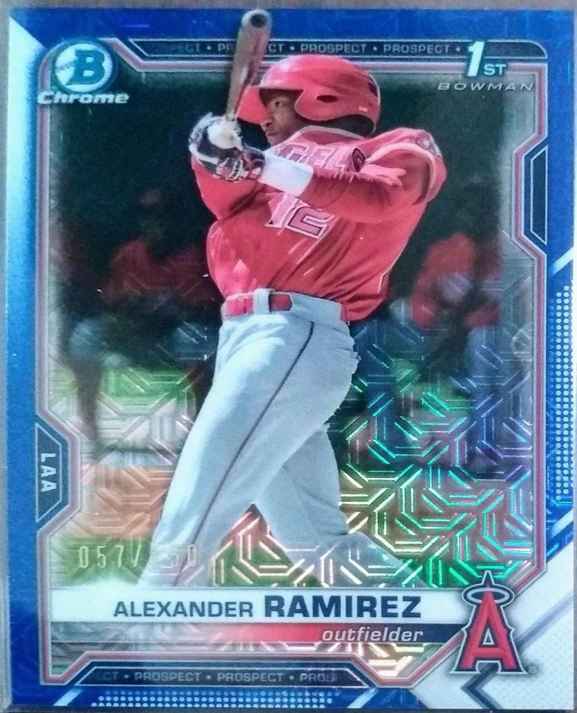 Alexander Ramirez [Blue Refractor Mega Box Mojo] #BCP-145