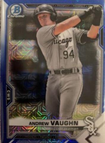 Andrew Vaughn [Blue Refractor Mega Box Mojo] #BCP-88