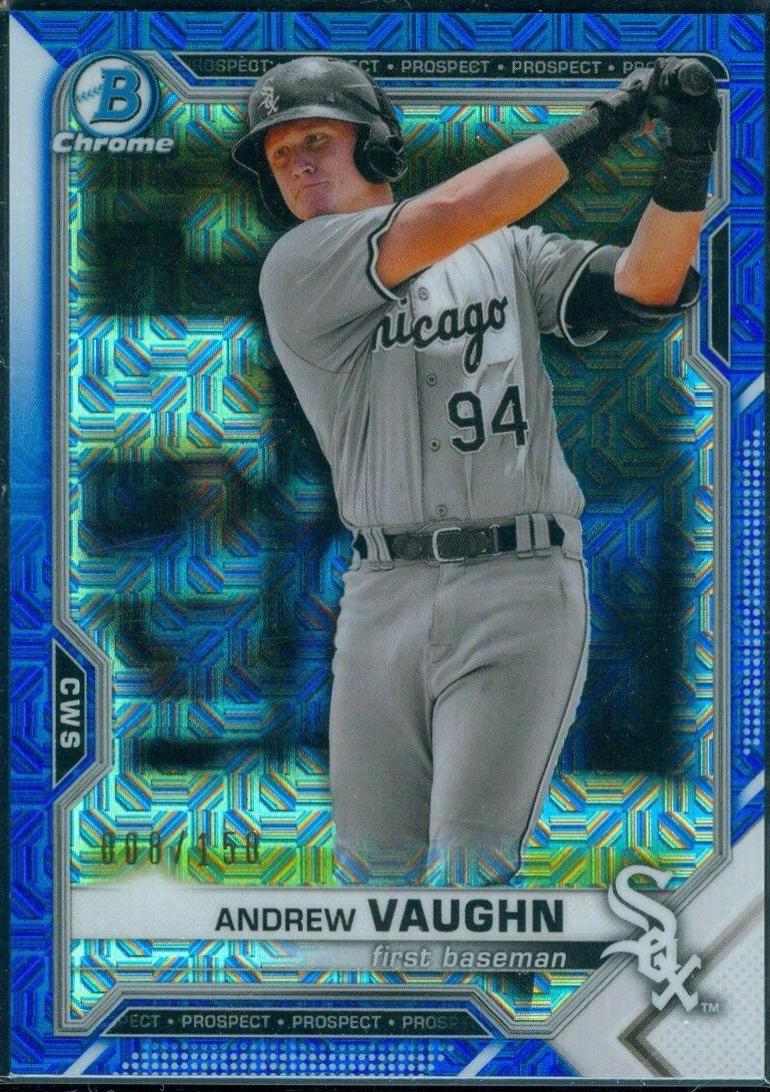 Andrew Vaughn [Blue Refractor] #BCP-88