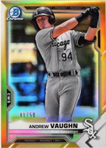 Andrew Vaughn [Gold Refractor] #BCP-88