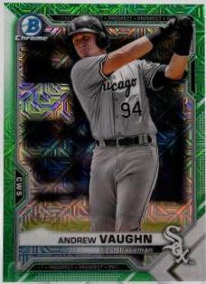 Andrew Vaughn [Green Refractor] #BCP-88