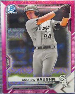 Andrew Vaughn [Pink Refractor Mega Box Mojo] #BCP-88