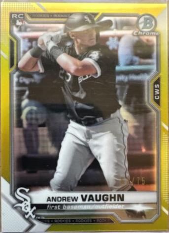 Andrew Vaughn [Yellow Refractor] #BCP-88