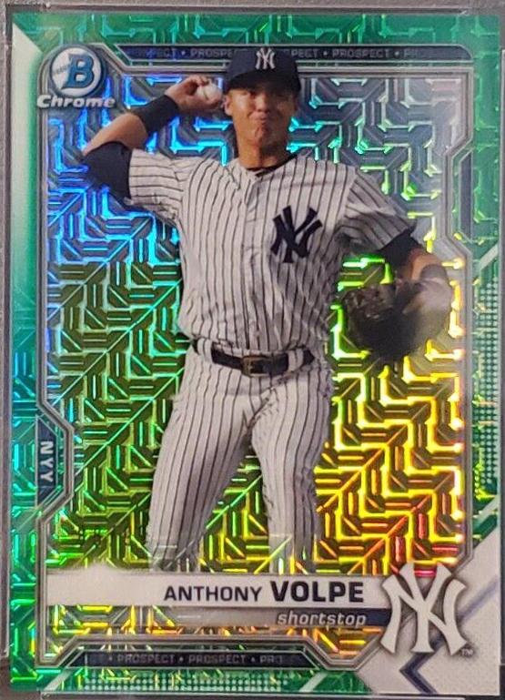 Anthony Volpe [Green Refractor Mega Box Mojo] #BCP-85