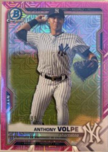 Anthony Volpe [Pink Refractor Mega Box Mojo] #BCP-85