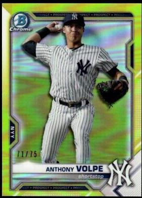 Anthony Volpe [Yellow Refractor] #BCP-85