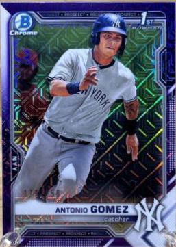 Antonio Gomez [Purple Refractor Mega Box Mojo] #BCP-82