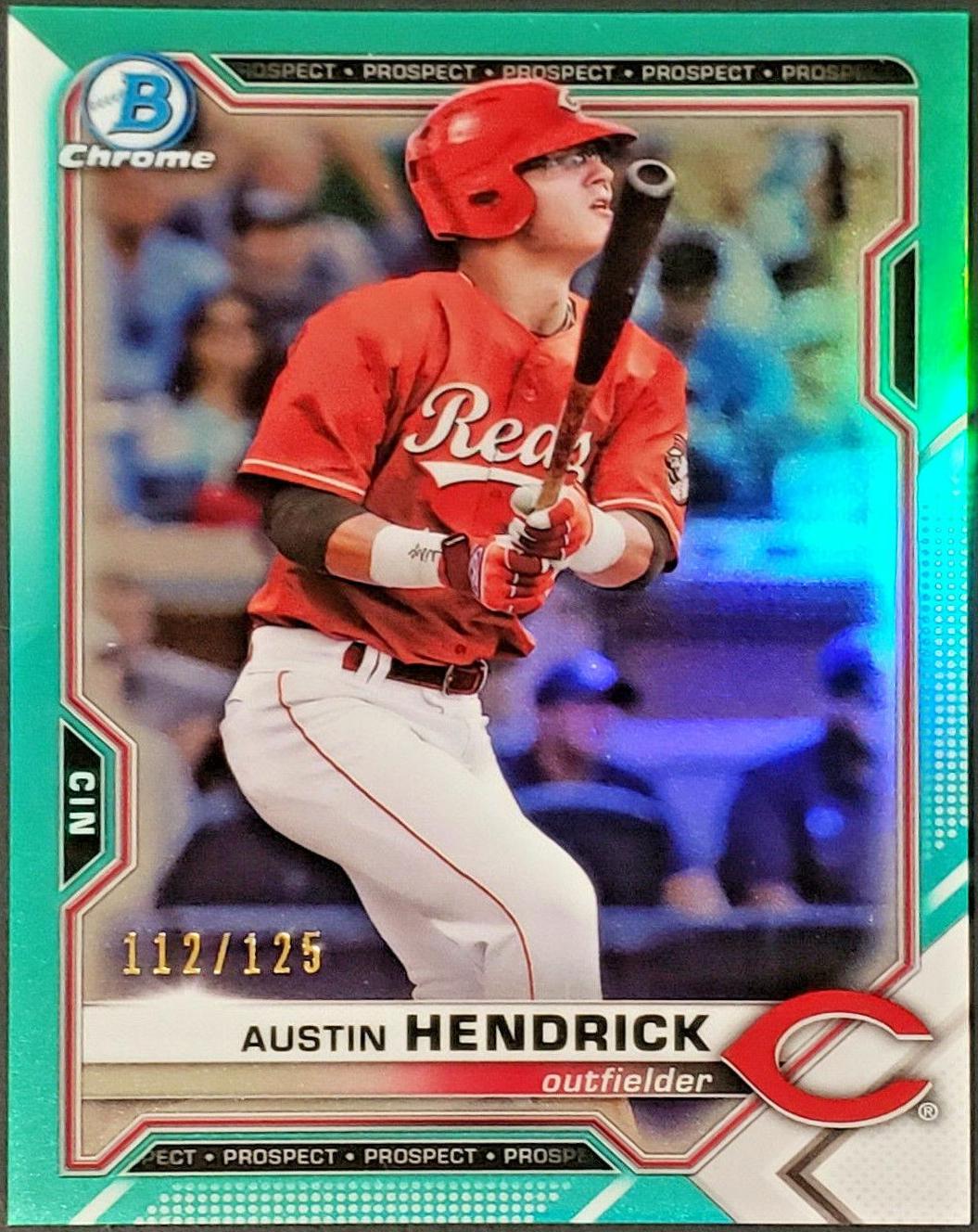 Austin Hendrick [Aqua Refractor] #BCP-55