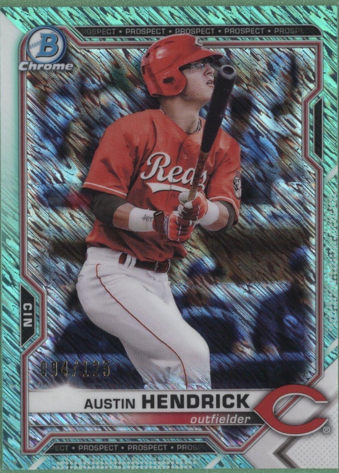 Austin Hendrick [Aqua Shimmer Refractor] #BCP-55