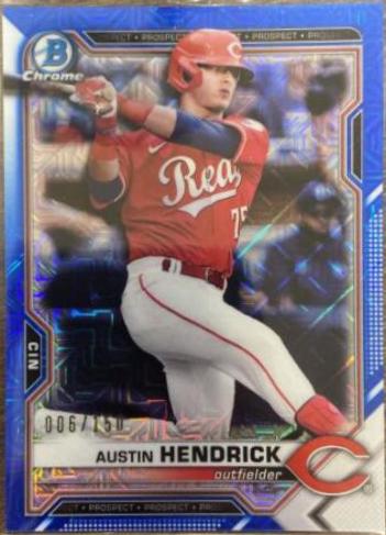 Austin Hendrick [Blue Refractor] #BCP-55
