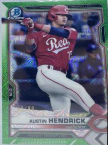 Austin Hendrick [Green Refractor Mega Box Mojo] #BCP-55