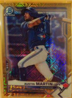 Austin Martin [Gold Refractor Mega Box Mojo] #BCP-87
