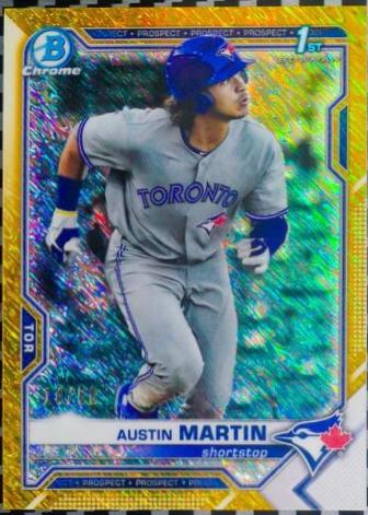 Austin Martin [Gold Shimmer Refractor] #BCP-87