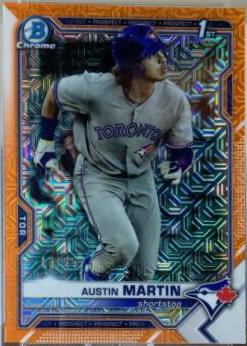Austin Martin [Orange Refractor Mega Box Mojo] #BCP-87