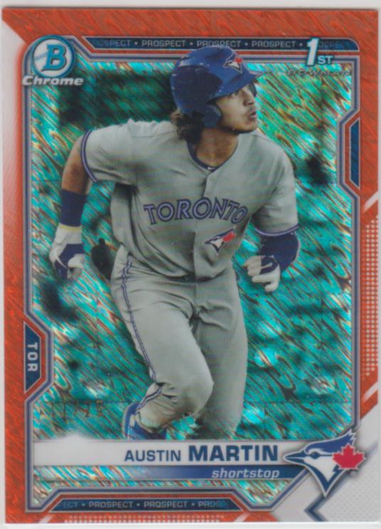 Austin Martin [Orange Shimmer Refractor] #BCP-87