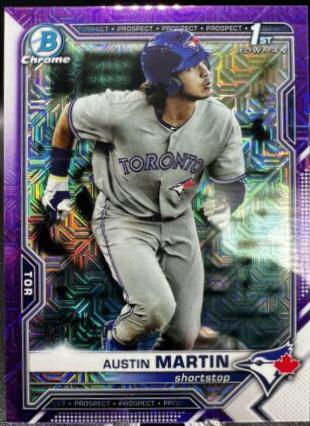 Austin Martin [Purple Refractor Mega Box Mojo] #BCP-87