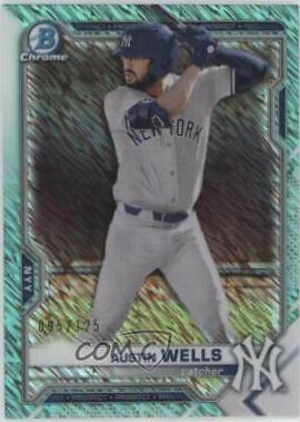 Austin Wells [Aqua Shimmer Refractor] #BCP-47