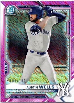 Austin Wells [Fuchsia Shimmer Refractor] #BCP-47