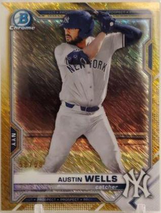 Austin Wells [Gold Refractor] #BCP-47