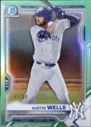 Austin Wells [Green Refractor] #BCP-47