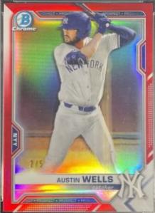 Austin Wells [Red Refractor] #BCP-47