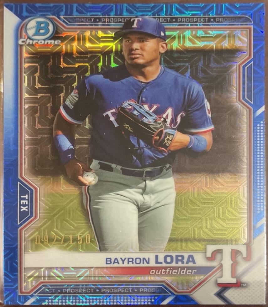 Bayron Lora [Blue Refractor Mega Box Mojo] #BCP-139