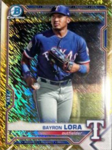 Bayron Lora [Gold Shimmer Refractor] #BCP-139