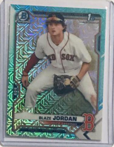 Blaze Jordan [Aqua Refractor Mega Box Mojo] #BCP-71