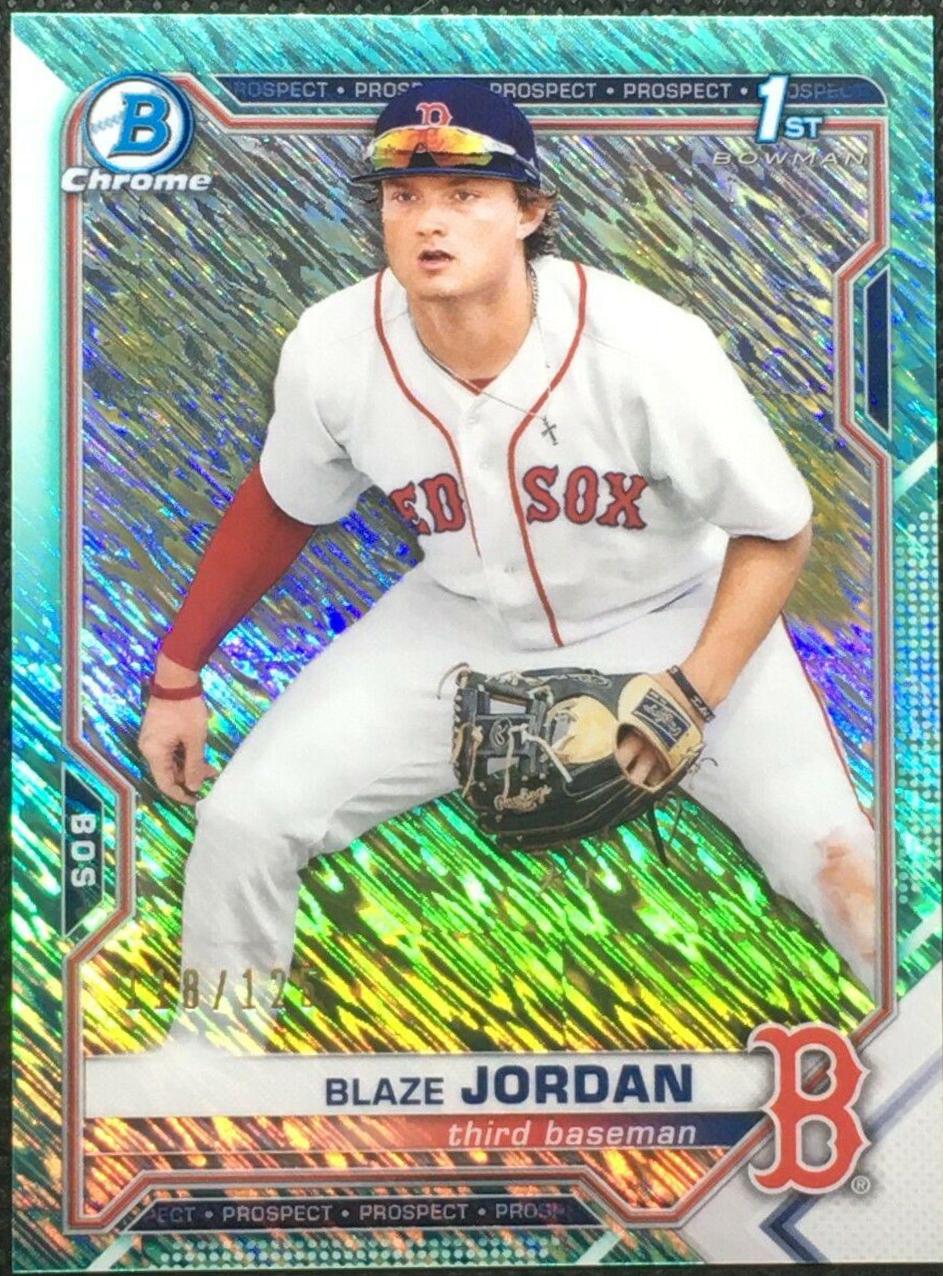 Blaze Jordan [Aqua Shimmer Refractor] #BCP-71