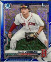 Blaze Jordan [Blue Shimmer Refractor] #BCP-71