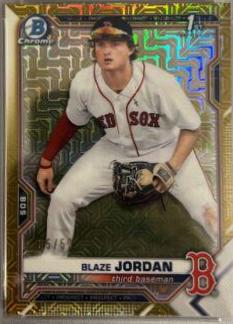 Blaze Jordan [Gold Refractor Mega Box Mojo] #BCP-71