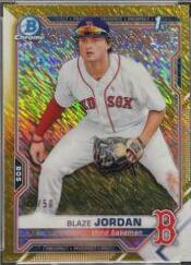 Blaze Jordan [Gold Shimmer Refractor] #BCP-71