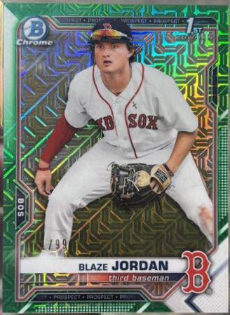 Blaze Jordan [Green Refractor Mega Box Mojo] #BCP-71