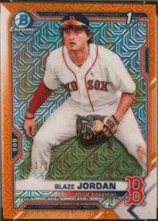 Blaze Jordan [Orange Refractor Mega Box Mojo] #BCP-71
