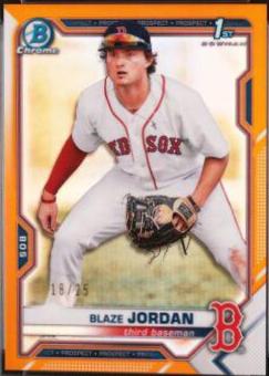 Blaze Jordan [Orange Refractor] #BCP-71