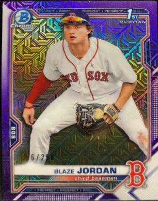 Blaze Jordan [Purple Refractor Mega Box Mojo] #BCP-71