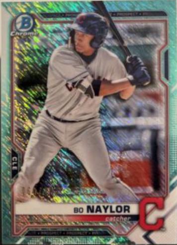Bo Naylor [Aqua Shimmer Refractor] #BCP-124