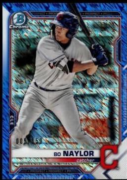 Bo Naylor [Blue Shimmer Refractor] #BCP-124