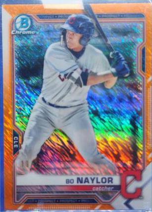 Bo Naylor [Orange Shimmer Refractor] #BCP-124