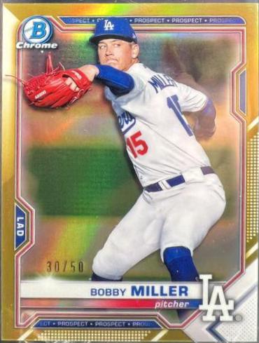 Bobby Miller [Gold Refractor] #BCP-75