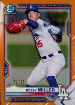 Bobby Miller [Orange Refractor] #BCP-75