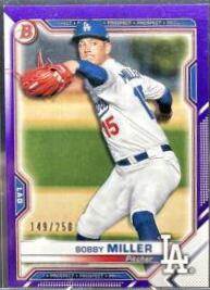 Bobby Miller [Purple Refractor] #BCP-75