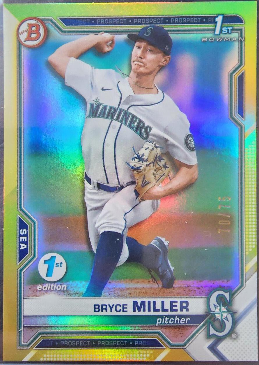 Bobby Miller [Yellow Refractor] #BCP-75