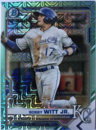 Bobby Witt Jr. [Aqua Refractor Mega Box Mojo] #BCP-1