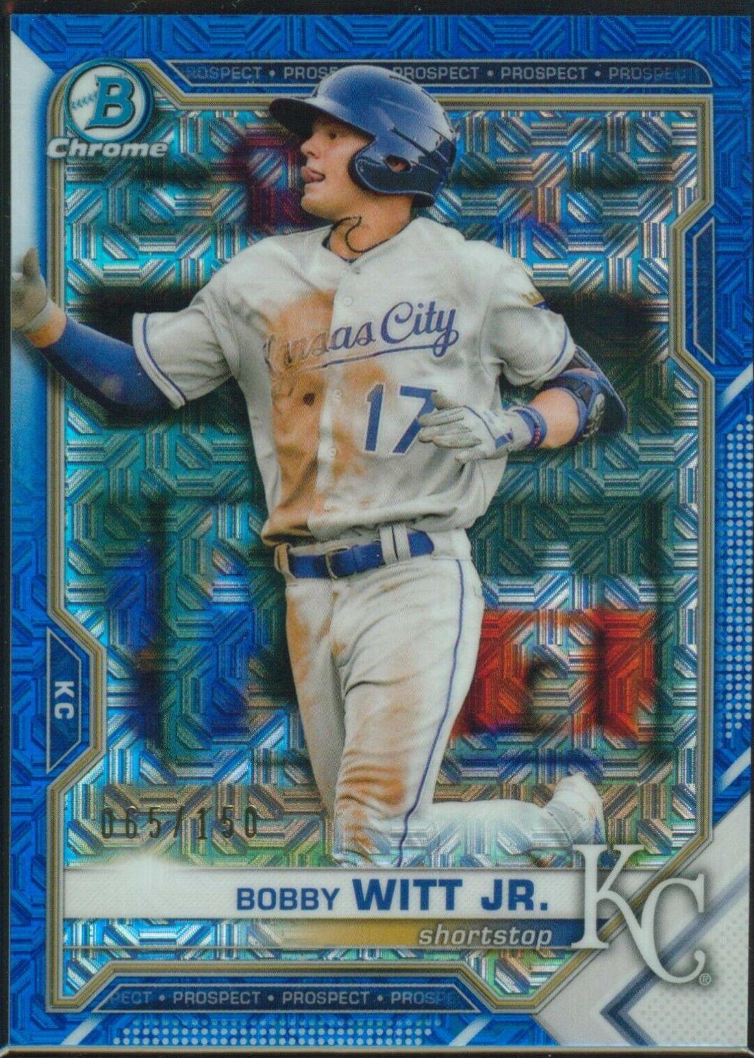 Bobby Witt Jr. [Blue Refractor Mega Box Mojo] #BCP-1