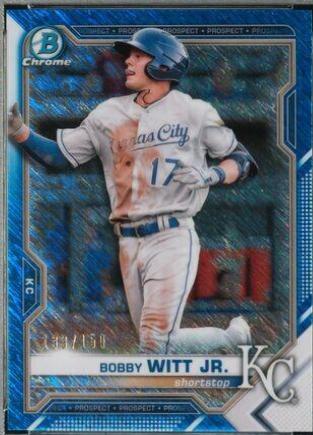 Bobby Witt Jr. [Blue Shimmer Refractor] #BCP-1