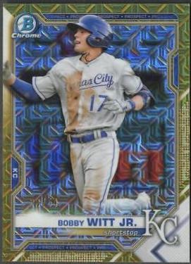 Bobby Witt Jr. [Gold Refractor Mega Box Mojo] #BCP-1