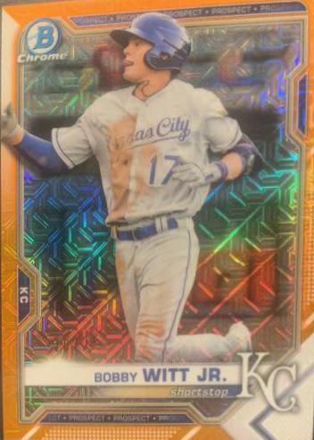 Bobby Witt Jr. [Orange Refractor Mega Box Mojo] #BCP-1
