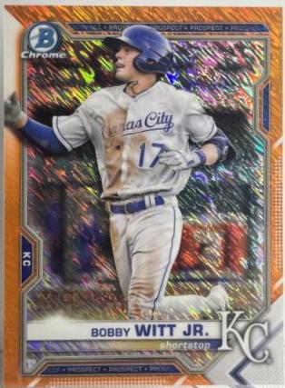 Bobby Witt Jr. [Orange Shimmer Refractor] #BCP-1